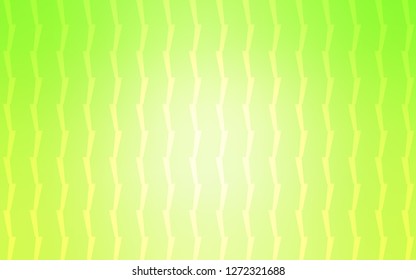 Light Green, Yellow vector template with repeated sticks. Shining colored illustration with sharp stripes. The pattern for ad, booklets, leaflets.