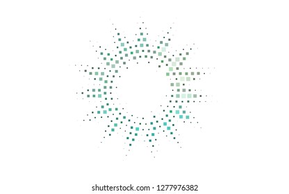 Light Green, Yellow vector template with crystals, rectangles. Beautiful illustration with rectangles and squares. The template can be used as a background.