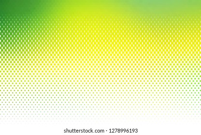 Light Green, Yellow vector template with crystals, rectangles. Rectangles on abstract background with colorful gradient. Best design for your ad, poster, banner.