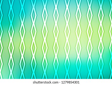 Light Green, Yellow vector template with sticks, squares. Colorful decorative design in simple style with lines, rhombuses. Smart design for your business advert.