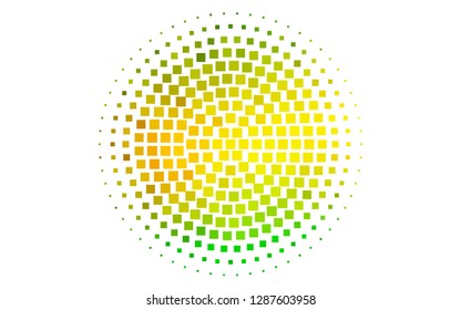 Light Green, Yellow vector template with crystals, rectangles. Illustration with set of colorful rectangles. Modern template for your landing page.