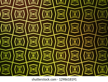 Light Green, Yellow vector template with repeated sticks. Shining colored illustration with narrow lines. Pattern for business booklets, leaflets.