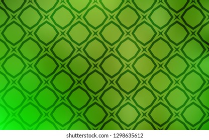 Light Green, Yellow vector template with sky stars. Shining colored illustration with stars. Template for sell phone backgrounds.