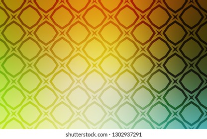 Light Green, Yellow vector template with sky stars. Blurred decorative design in simple style with stars. Best design for your ad, poster, banner.