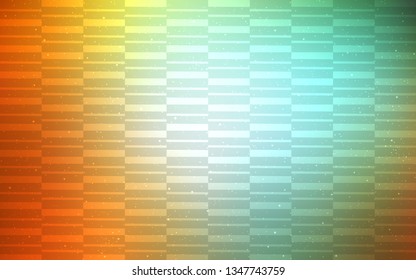 Light Green, Yellow vector template with repeated sticks. Modern geometrical abstract illustration with Lines. Best design for your ad, poster, banner.