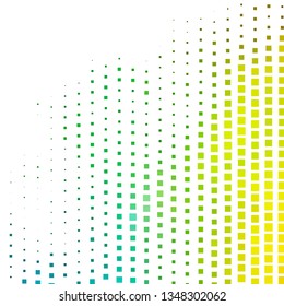 Light Green, Yellow vector template with rectangles. Modern design with rectangles in abstract style. Pattern for busines booklets, leaflets