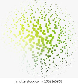 Light Green, Yellow vector template with rectangles. Abstract gradient illustration with colorful rectangles. Best design for your ad, poster, banner.