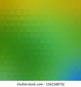 Light Green, Yellow vector template with rectangles. Rectangles with colorful gradient on abstract background. Pattern for commercials, ads.