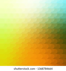 Light Green, Yellow vector template with lines. Geometric abstract illustration with blurred lines. Best design for your posters, banners.