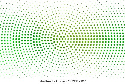 Light Green, Yellow vector  template with circles. Beautiful colored illustration with blurred circles in nature style. Pattern for ads, leaflets.