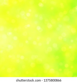 Light Green, Yellow vector template with circles. Modern abstract illustration with colorful circle shapes. Pattern for websites, landing pages.