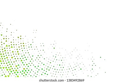 Light Green, Yellow vector template with crystals, triangles. Abstract gradient illustration with triangles. Smart design for your business advert. Light Green, Yellow vector template with crystals, triangles. Abstract gradient illustration with triangles. Smart design for your business advert.