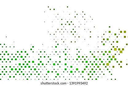 Light Green, Yellow vector template with crystals, rectangles. Rectangles on abstract background with colorful gradient. Pattern for busines ad, booklets, leaflets