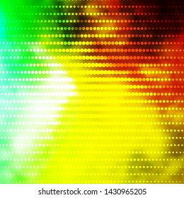 Light Green, Yellow vector template with circles. Abstract illustration with colorful spots in nature style. Pattern for wallpapers, curtains.