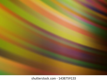 Light Green, Yellow vector template with repeated sticks. Modern geometrical abstract illustration with staves. Smart design for your business advert.