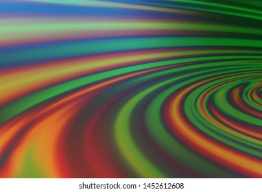 Light Green, Yellow vector template with liquid shapes. Geometric illustration in marble style with gradient.  Marble design for your web site.