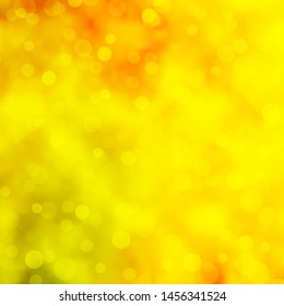 Light Green, Yellow vector template with circles. Colorful illustration with gradient dots in nature style. Design for posters, banners.