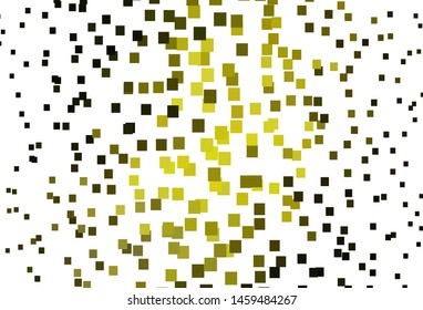 Light Green, Yellow vector template with rhombus. Decorative design in abstract style with rectangles. Modern template for your landing page.