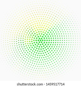 Light Green, Yellow vector template with neon stars. Shining colorful illustration with small and big stars. Theme for cell phones.