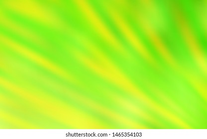 Light Green, Yellow vector template with repeated sticks. Lines on blurred abstract background with gradient. Pattern for your busines websites.