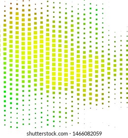 Light Green, Yellow vector template with rectangles. Rectangles with colorful gradient on abstract background. Template for cellphones.