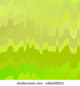 Light Green, Yellow vector template with lines. Brand new colorful illustration with bent lines. Best design for your ad, poster, banner.