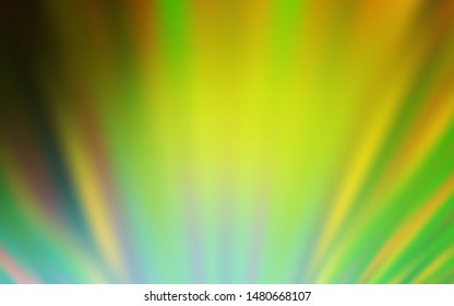Light Green, Yellow vector template with repeated sticks. Colorful shining illustration with lines on abstract template. Pattern for ad, booklets, leaflets.