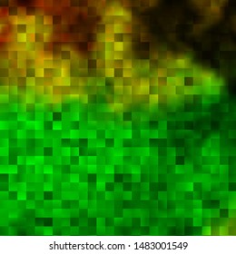 Light Green, Yellow vector template with rectangles. Rectangles with colorful gradient on abstract background. Modern template for your landing page.