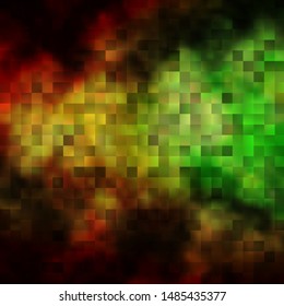 Light Green, Yellow vector template with rectangles. Colorful illustration with gradient rectangles and squares. Best design for your ad, poster, banner.