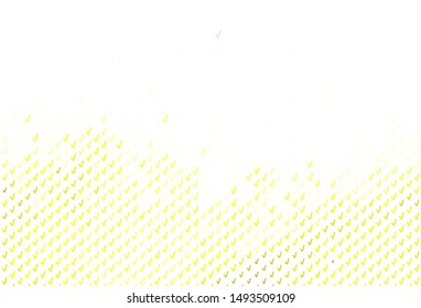 Light Green, Yellow vector template with wry lines. Brand new colorful illustration in simple style. Pattern for your business design.