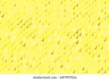 Light Green, Yellow vector template with lines. A completely new colorful illustration in simple style. Colorful wave pattern for your design.