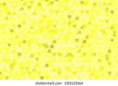 Light Green, Yellow vector template with lines. A sample with colorful lines, shapes. A completely new design for your business.