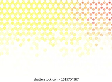 Light Green, Yellow vector template with lines. Colorful abstract illustration with gradient lines. Abstract style for your business design.