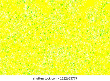 Light Green, Yellow vector template with chaotic shapes. Simple colorful illustration with abstract gradient shapes. Elegant design for wallpapers.