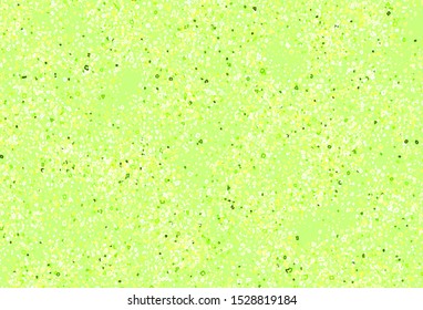 Light Green, Yellow vector template with chaotic shapes. Illustration with colorful gradient shapes in abstract style. Elegant design for wallpapers.