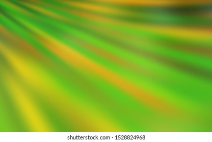Light Green, Yellow vector template with repeated sticks. Glitter abstract illustration with colorful sticks. Pattern for ad, booklets, leaflets.