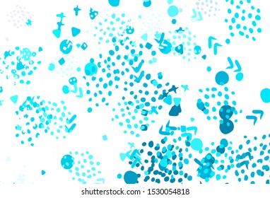 Light Green, Yellow vector template with chaotic shapes. Simple colorful illustration with abstract gradient shapes. Background for a cell phone.