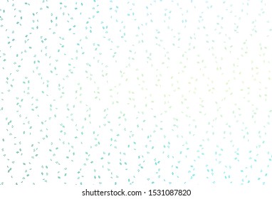 Light Green, Yellow vector template with musical symbols. Decorative design in abstract style with music shapes. Pattern for websites of musitians.