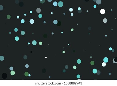 Light Green, Yellow vector template with circles. Blurred decorative design in abstract style with bubbles. Pattern for beautiful websites.