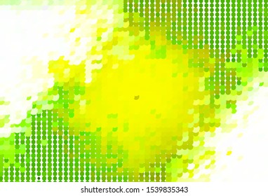 Light Green, Yellow vector template with circles. Beautiful colored illustration with blurred circles in nature style. Design for poster, banner of websites.