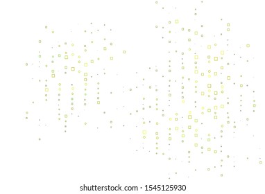 Light Green, Yellow vector template with square style. Illustration with set of colorful rectangles. Pattern for websites, landing pages.