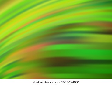 Light Green, Yellow vector template with lava shapes. Shining crooked illustration in marble style. Brand new design for your ads, poster, banner.