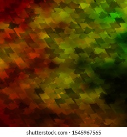 Light Green, Yellow vector template with rectangles. New abstract illustration with rectangular shapes. Template for cellphones.