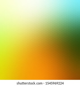 Light Green, Yellow vector template in rectangles. Abstract gradient illustration with rectangles. Template for cellphones.