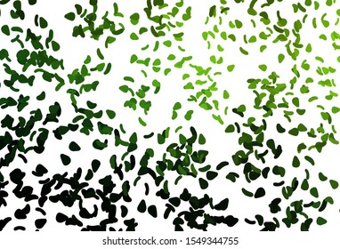 Light Green, Yellow vector template with memphis shapes. Simple colorful illustration with abstract gradient shapes. Modern design for your business card.