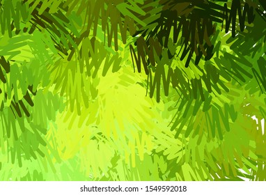 Light Green, Yellow vector template with repeated sticks. Modern geometrical abstract illustration with Lines. Template for your beautiful backgrounds.