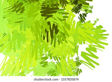 Light Green, Yellow vector template with repeated sticks. Blurred decorative design in simple style with lines. Pattern for ad, booklets, leaflets.