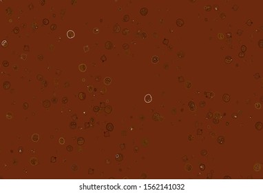 Light Green, Yellow vector template with organic meal. Beautiful colorful illustration with food in doodle style. Design for ad, poster, banner of cafes or restaurants.