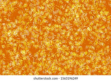 Light Green, Yellow vector template with repeated sticks, dots. Shining colored illustration with sharp stripes. Pattern for ad, booklets, leaflets.