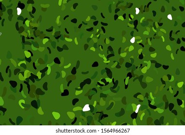 Light Green, Yellow vector template with memphis shapes. Illustration with colorful gradient shapes in abstract style. Background for a cell phone.